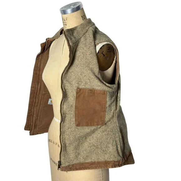 Y2K Carhartt duck vest for women Size XS/S - Picture 10 of 12